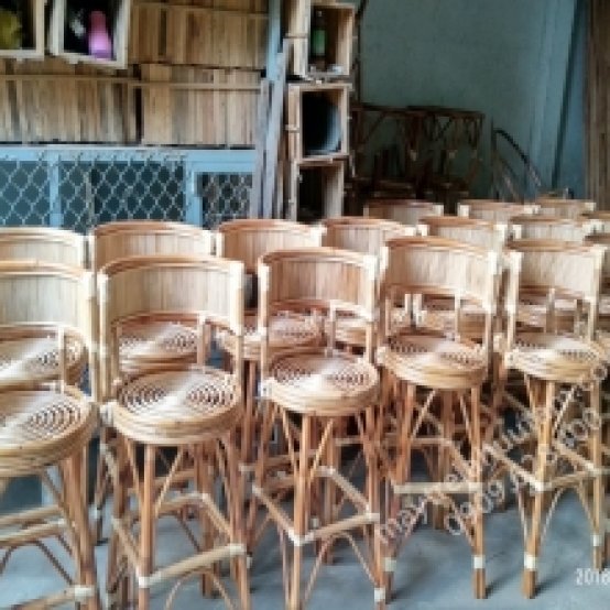 Ghế mây tre quán nước